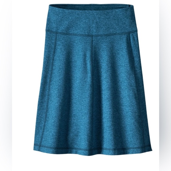 Patagonia Dresses & Skirts - Patagonia seabrooke teal a line athletic skirt size small length 22 inches